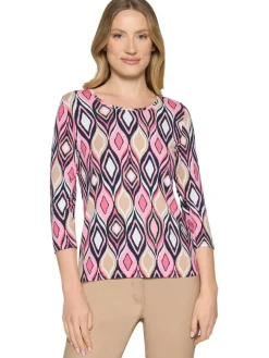 Betty Barclay Trikoopaidat Ja Colleget|paita 2722 1789 Pink / Dk Blue 4885