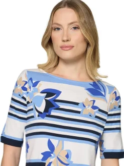 Betty Barclay Trikoopaidat Ja Colleget|paita 2741 1754 Blue / White 8811