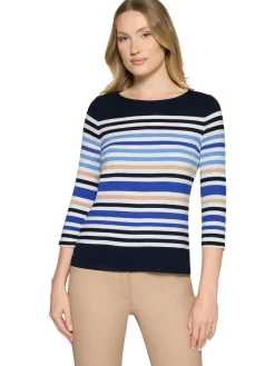 Betty Barclay Trikoopaidat Ja Colleget|paita 2736 1755 Dark Blue / Cream 8813
