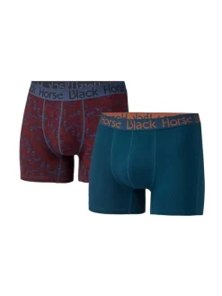 Black Horse Alusvaatteet|bokserit I075 2pack 3060 Night Mountain
