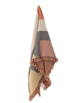 Arni Throw, Brown, Recycled Cotton><noscript><img width=