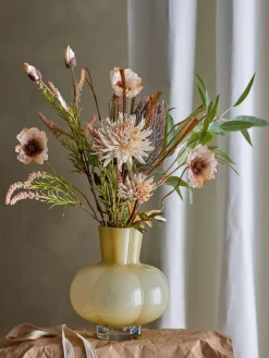 Bloomingville Koriste-Esineet|koristeoksa Palmflower ruskea