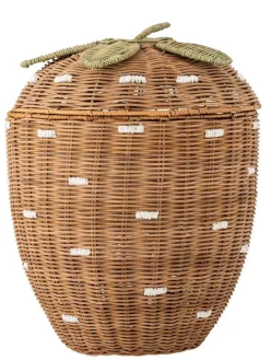 Bloomingville Mini Säilytyskorit Ja Laatikot|Lastenhuone|kori Pelino kannella ruskea