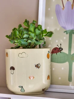 Bloomingville Mini Lastenhuone|Maljakot Ja Ruukut|kukkaruukku Agnes valkoinen