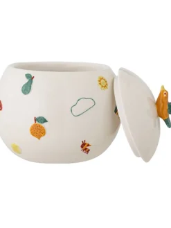 Bloomingville Mini Lastenhuone|purkki Agnes kannella valkoinen