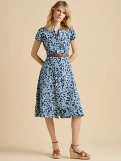 mekko Shadow floral Midi>Brakeburn Sale