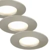 Briloner Kosteantilanvalaisimet|LED moduuli 3x5W harjattu teräs