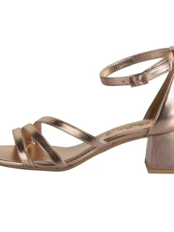 Buffalo Avokkaat Ja Juhlakengät|sandaletit Lilly Crace Rosegold metallic