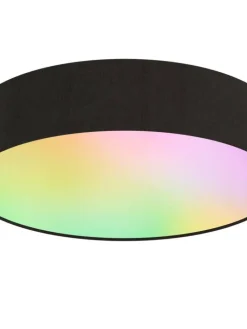 kattoplafondi Smart Ø30 cm RGB + 3000-6500K musta><noscript><img width=