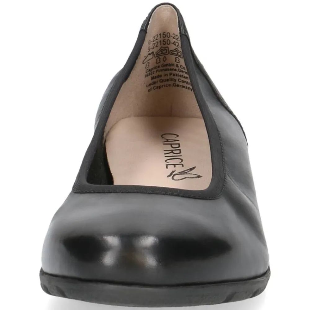 Caprice Kävelykengät|kävelyballerinat Vivian 022 022 Black nappa