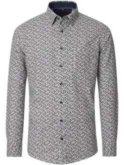 Casamoda Kauluspaidat|paita 444361700 Casual fit 100 Sininen