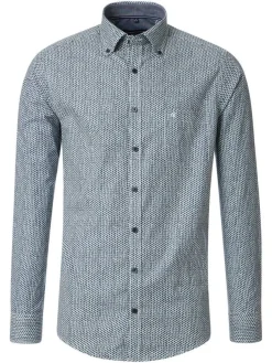 Casamoda Kauluspaidat|paita 444306400 Casual fit 300 Green Mili