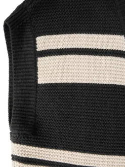 Cecil Liivit|Topit|neuleliivi 253908 20001 Musta / Beige