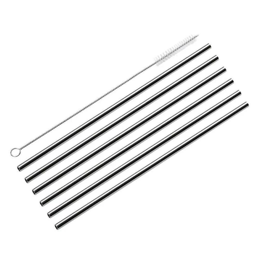 teräspilli suora 6 kpl + puhdistusharja 22,5 cm>Cilio Discount