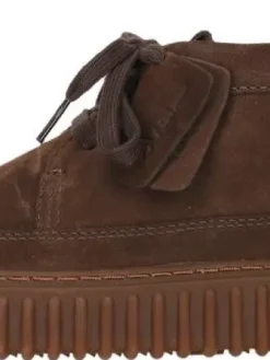 Clarks Nilkkurit|nilkkurit Torhill Lace Hi Dark Brown Nubuck