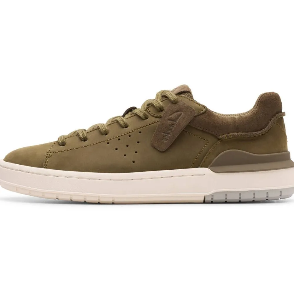 Clarks Tennarit Ja Sneakerit|Kävelykengät|tennarit CourtLite 2 Run OLIVE NUBUCK