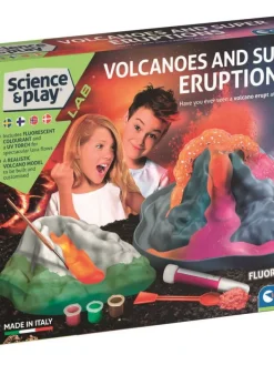 tulivuorisetti Vulcan Glow In The Dark>Clementoni Online