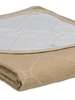 Create Home Sisustustekstiilit|Aamu päiväpeite 2-puoleinen 180x260cm khaki/l.valkoinen
