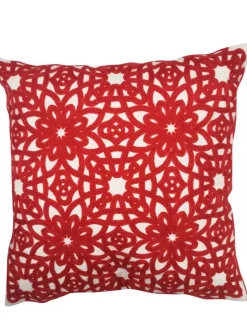 tyyny Kukka 45x45 cm punainen puuvilla>Create Home
