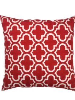 tyyny Petra 45x45 cm punainen puuvilla>Create Home Online