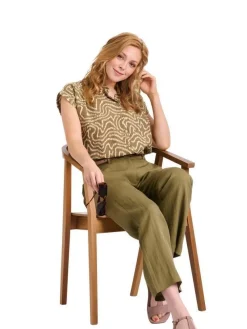 Create Puserot|pusero Marjut Khaki green / Sand
