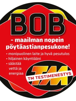 Daan Tech Astianpesu|pöytäastianpesukone Bob musta kiilto