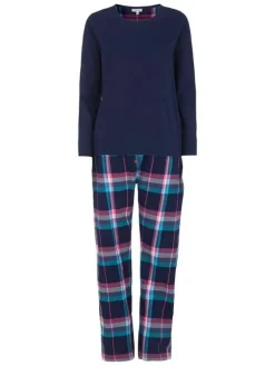 Damella Yö- Ja Oloasut|pyjama 70100 320 Tummansininen