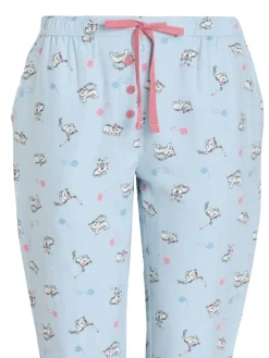 Damella Yö- Ja Oloasut|pyjama 70116 182 Vaaleansininen