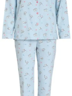Damella Yö- Ja Oloasut|pyjama 70116 182 Vaaleansininen