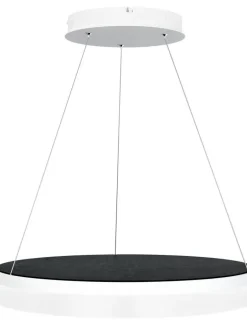 Design by Gru00f6nlund Sisustusvalaisimet|Design by Grönlund Acoustic Circulo 60 kattovalaisin musta 4000K
