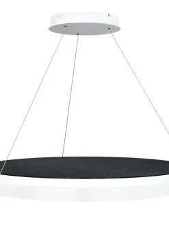Design by Gru00f6nlund Sisustusvalaisimet|Design by Grönlund Acoustic Circulo 80 kattovalaisin musta 3000K