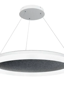 Design by Gru00f6nlund Sisustusvalaisimet|Design by Grönlund Acoustic Circulo 80 kattovalaisin tummanharmaa 3000K