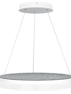Design by Gru00f6nlund Sisustusvalaisimet|Design by Grönlund Acoustic Circulo 60 kattovalaisin  vaaleanharmaa 4000K