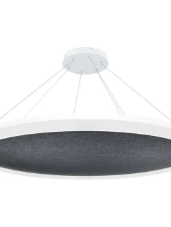 Design by Gru00f6nlund Sisustusvalaisimet|Design by Grönlund Acoustic Circulo 120 kattovalaisin tummanharmaa 3000K