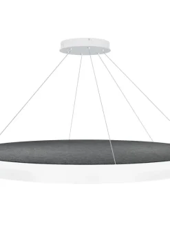 Design by Gru00f6nlund Sisustusvalaisimet|Design by Grönlund Acoustic Circulo 120 kattovalaisin tummanharmaa 3000K