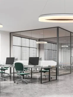 Design by Gru00f6nlund Sisustusvalaisimet|Design by Grönlund Acoustic Circulo 120 kattovalaisin tummanharmaa 3000K