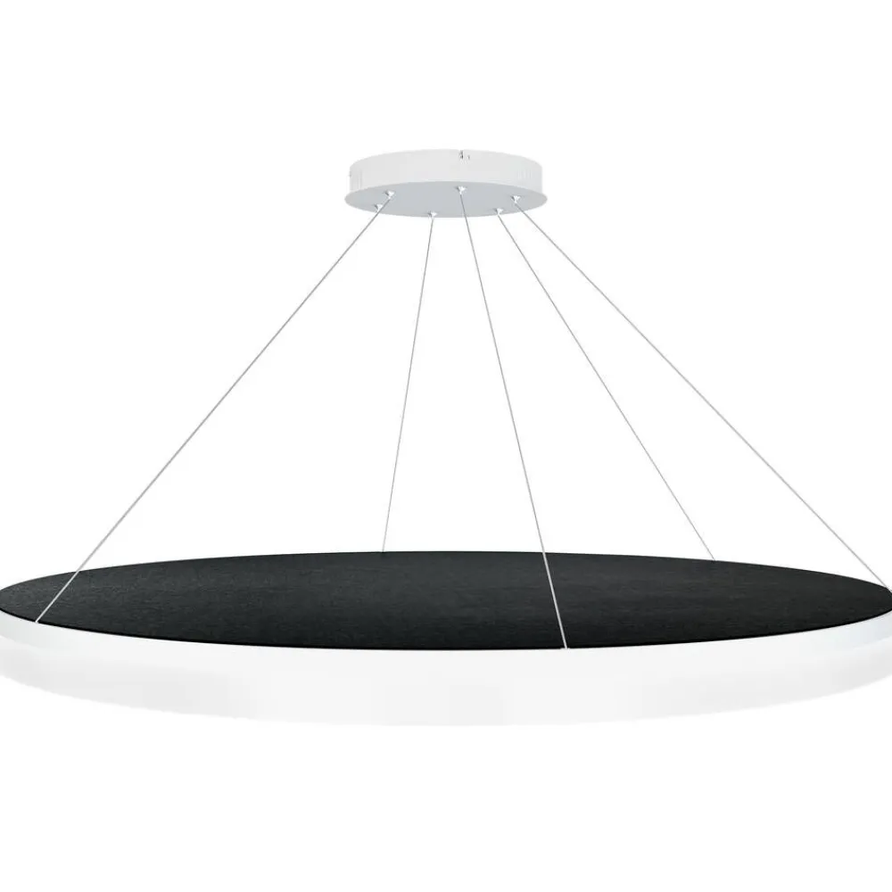 Design by Gru00f6nlund Sisustusvalaisimet|Design by Grönlund Acoustic Circulo 120 kattovalaisin musta 4000K