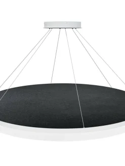 Design by Gru00f6nlund Sisustusvalaisimet|Design by Grönlund Acoustic Circulo 120 kattovalaisin musta 4000K