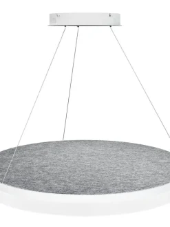 Design by Gru00f6nlund Sisustusvalaisimet|Design by Grönlund Acoustic Circulo 80 kattovalaisin vaaleanharmaa 3000K