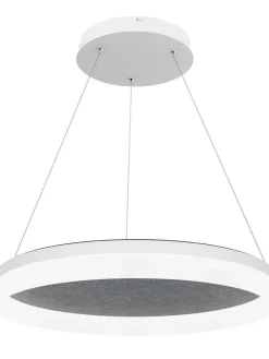 Design by Gru00f6nlund Sisustusvalaisimet|Design by Grönlund Acoustic Circulo 60 kattovalaisin tummanharmaa 4000K
