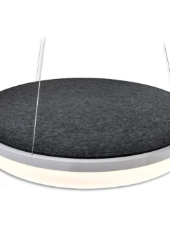 Design by Grönlund Acoustic Circulo 80 kattovalaisin tummanharmaa 4000K><noscript><img width=