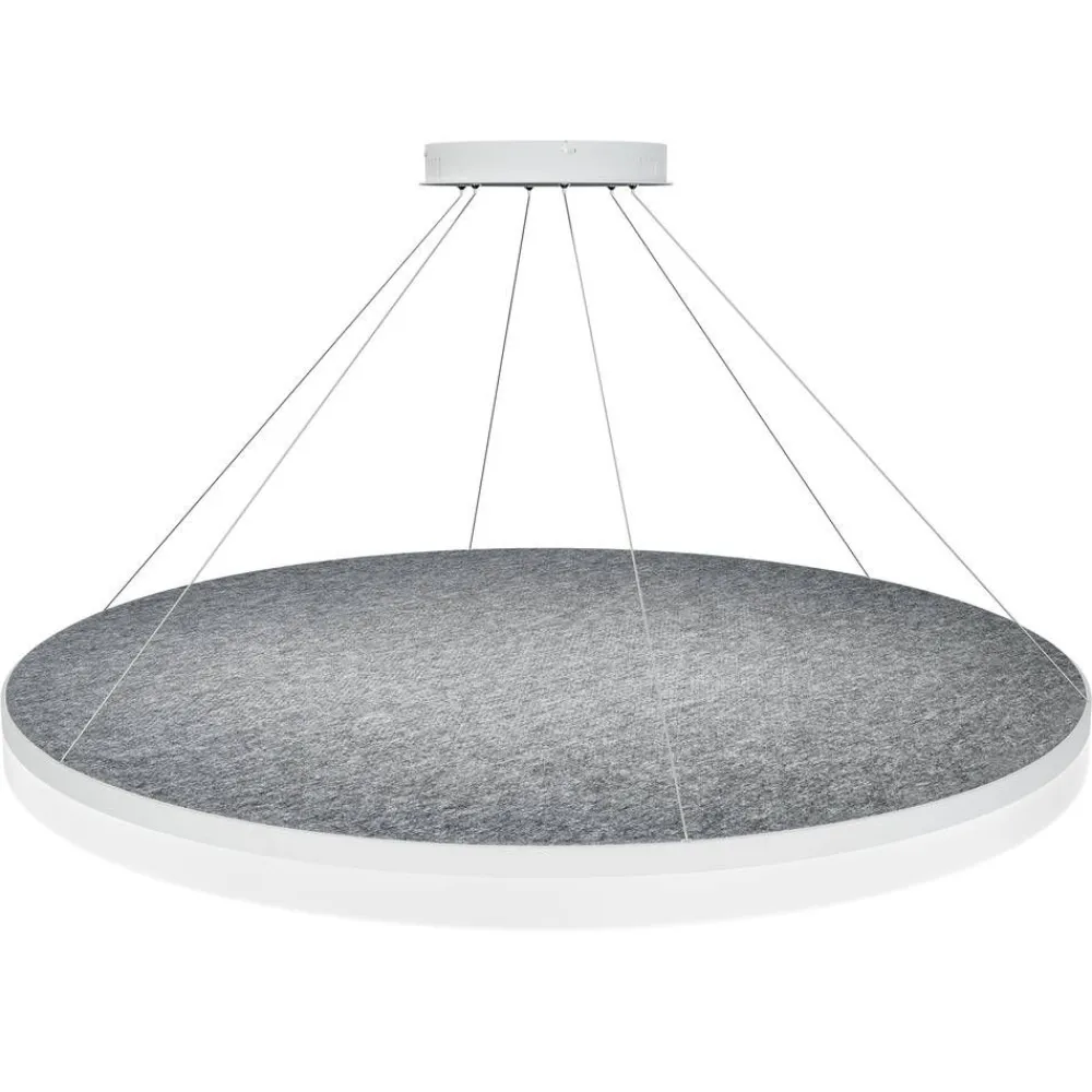 Design by Grönlund Acoustic Circulo 120 kattovalaisin vaaleanharmaa 3000K>Design by Gru00f6nlund Discount