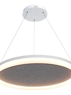 Design by Grönlund Acoustic Circulo 80 kattovalaisin vaaleanharmaa 4000K><noscript><img width=