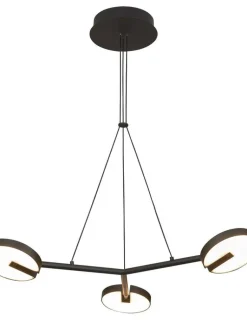 Design by Gru00f6nlund Sisustusvalaisimet|Design by Grönlund Arm 3 kattovalaisin musta