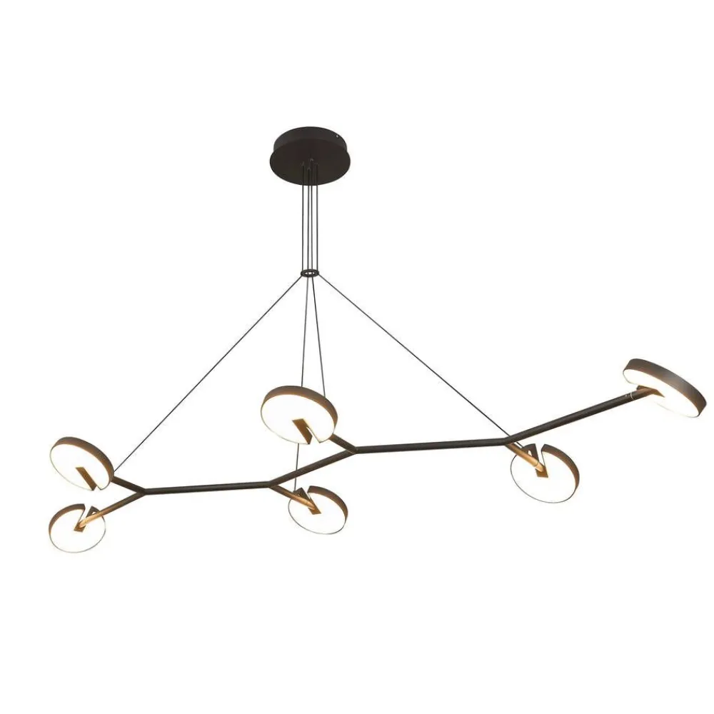 Design by Gru00f6nlund Sisustusvalaisimet|Design by Grönlund Arm 6 kattovalaisin musta