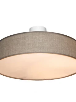 Design by Gru00f6nlund Sisustusvalaisimet|Design by Grönlund Basic Low 45 plafondi hiekka pellava