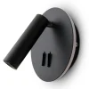 Design by Gru00f6nlund Sisustusvalaisimet|Design by Grönlund Bonn Round seinävalaisin, musta