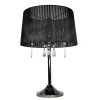 Design by Grönlund Crystal pöytävalaisin musta/mustakromi>Design by Gru00f6nlund Best