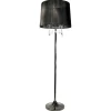 Design by Grönlund Crystal lattiavalaisin musta/mustakromi>Design by Gru00f6nlund Online