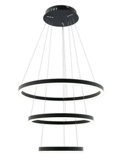 Design by Gru00f6nlund Sisustusvalaisimet|Design by Grönlund Layer 3 Led kattovalaisin musta